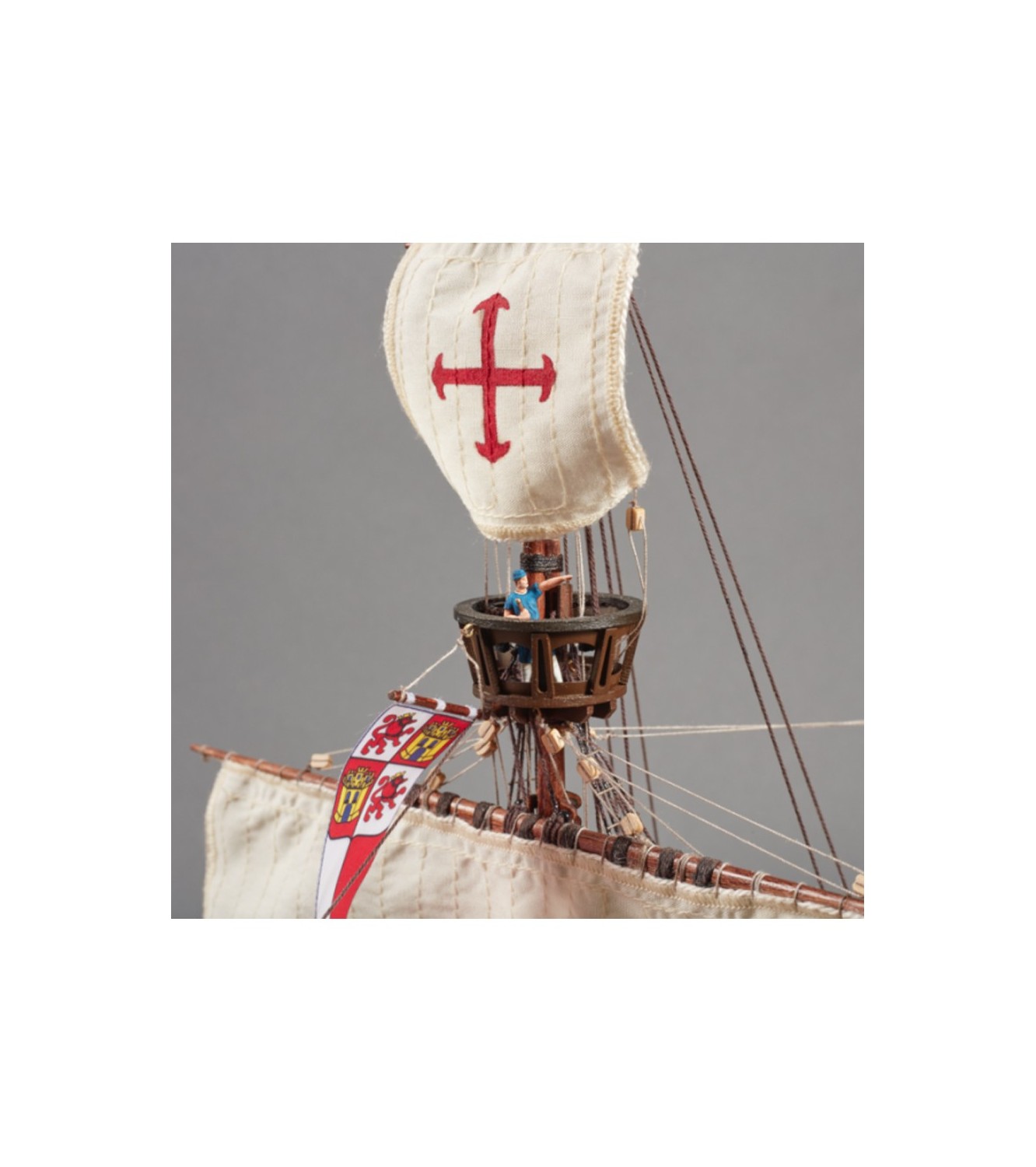 Caravel Santa Maria. 1:65 Wooden Model Ship Kit
