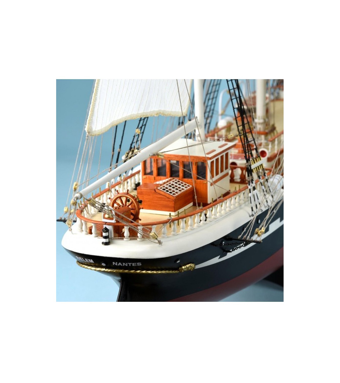 French Training Ship Belem. 1:75 Wooden Model Ship Kit