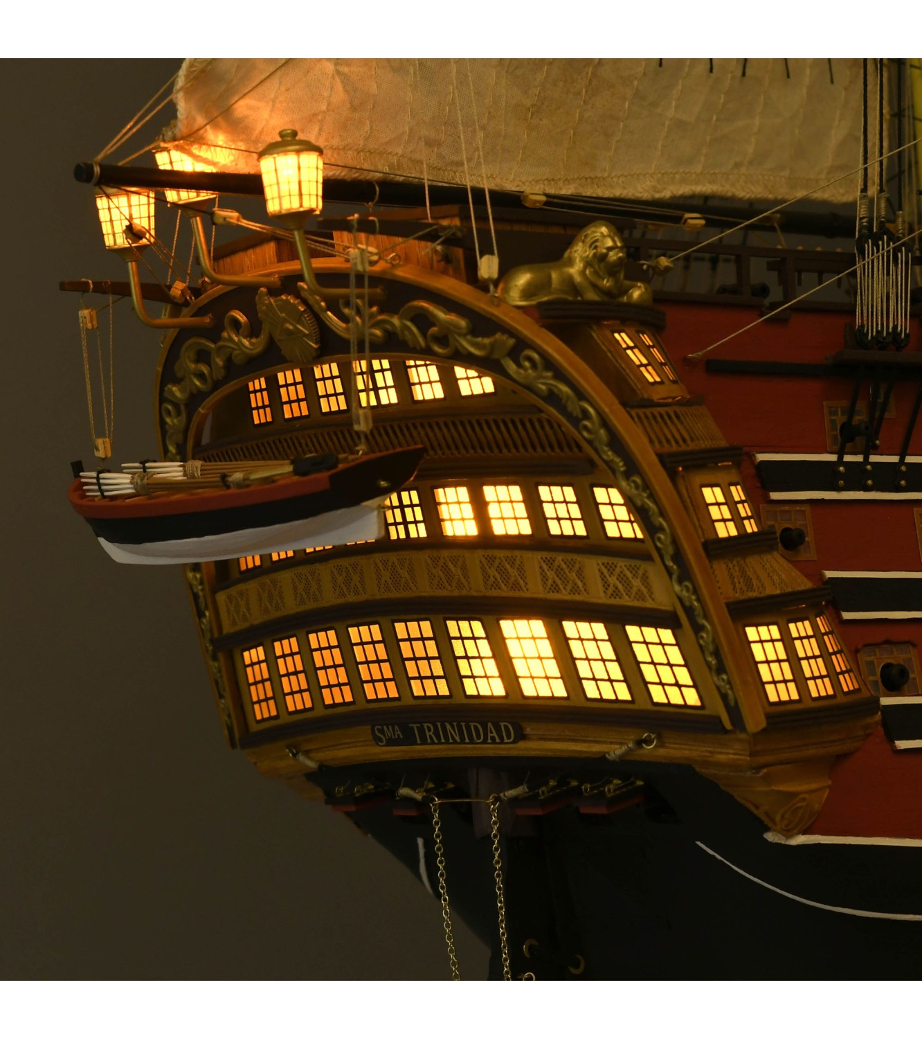 Ship of the Line Santísima TriNiñad 1:84. Wooden Model Ship Kit