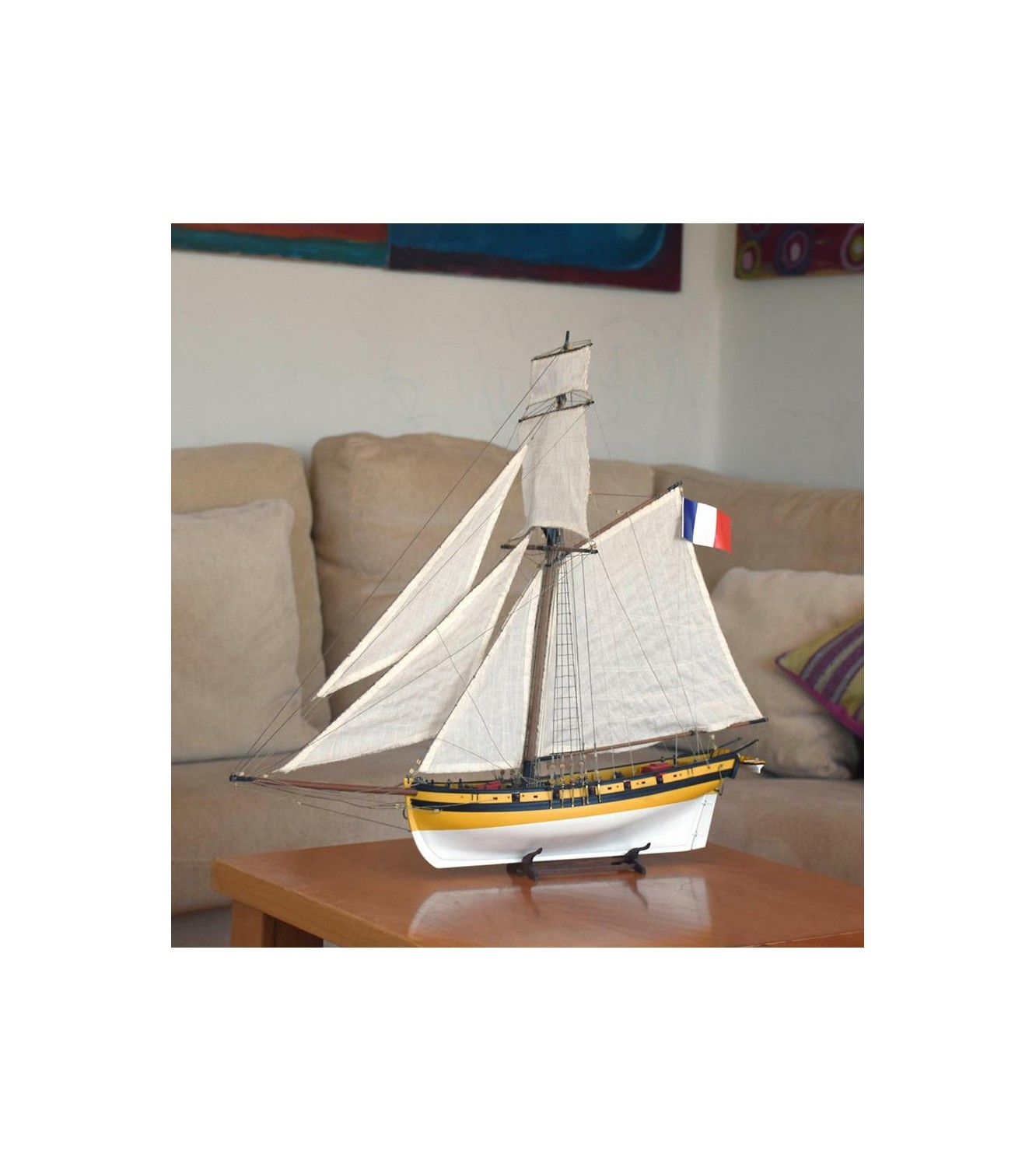 Gift Pack with Ship Model, Paints and Tools: Drakkar Viking Boat