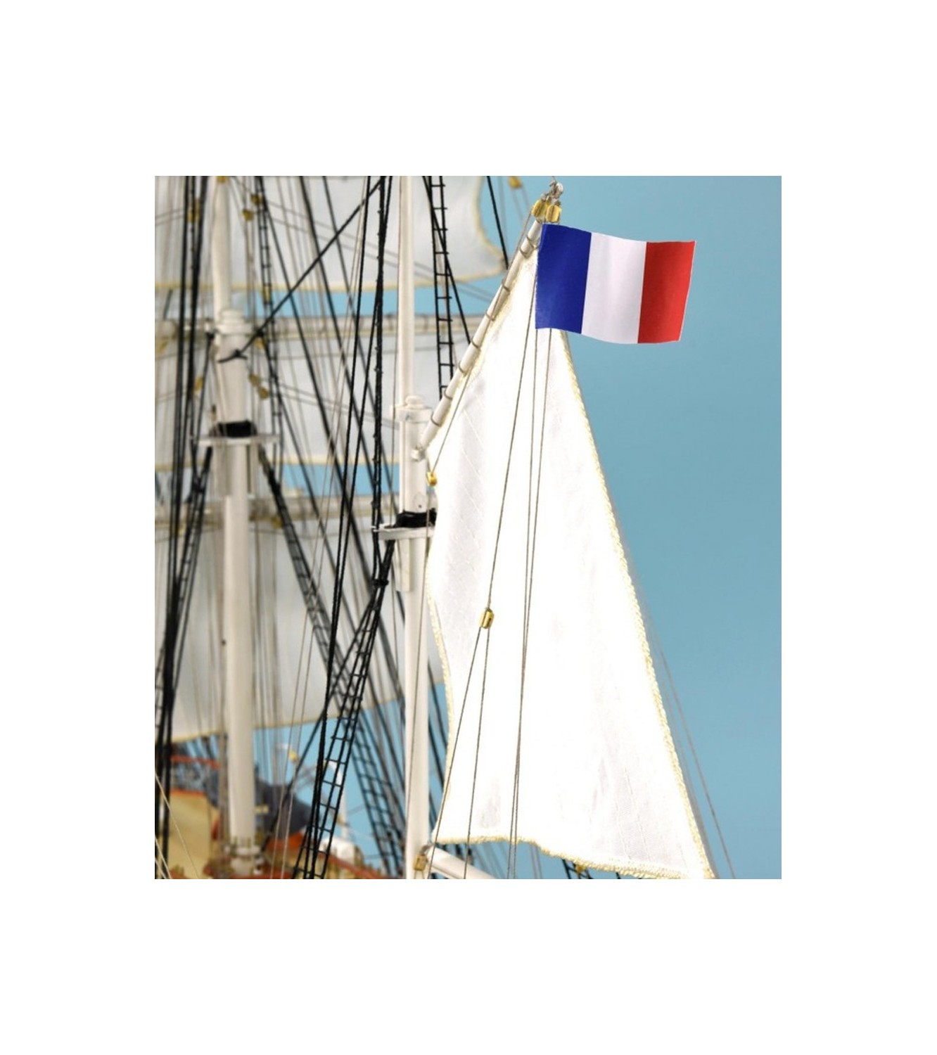 French Training Ship Belem. 1:75 Wooden Model Ship Kit