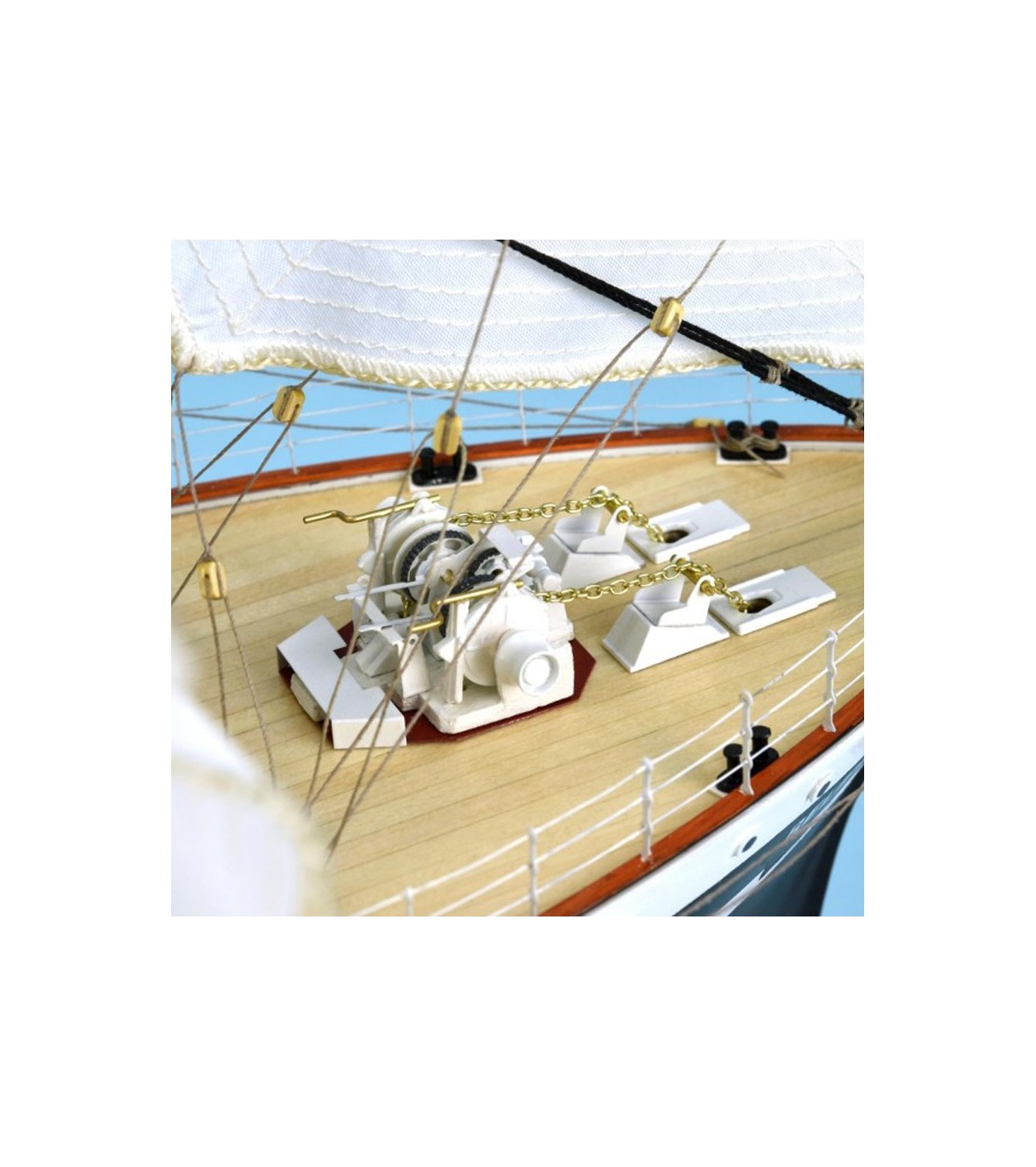 French Training Ship Belem. 1:75 Wooden Model Ship Kit