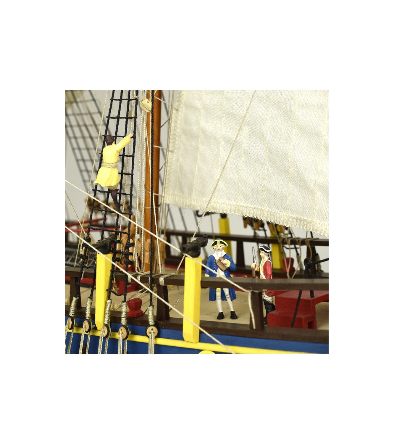 Vessel HMS Endeavour. 1:65 Wooden Model Ship Kit