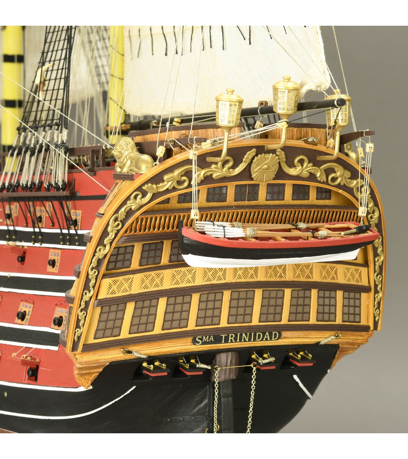 Ship of the Line Santísima TriNiñad 1:84. Wooden Model Ship Kit