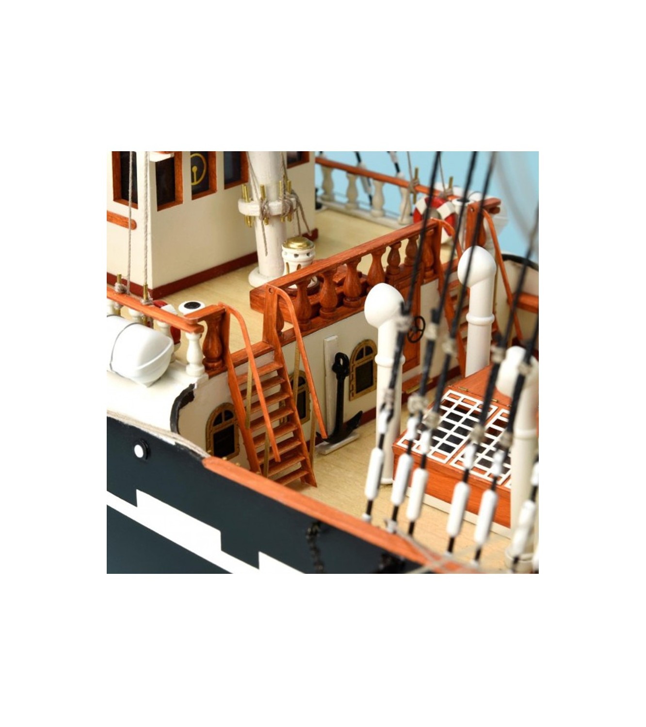 French Training Ship Belem. 1:75 Wooden Model Ship Kit