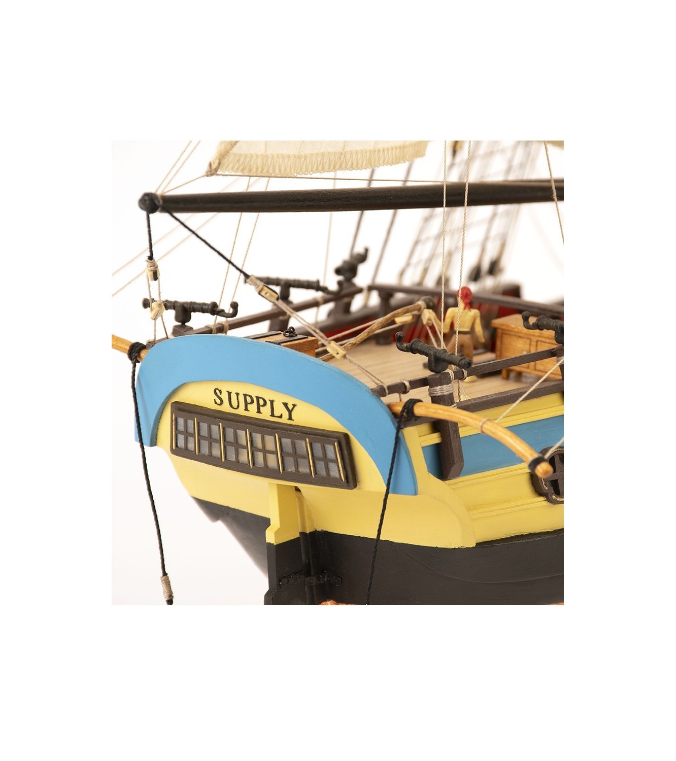 First Fleet Brig HMS Supply. 1:50 Wooden Model Ship Kit