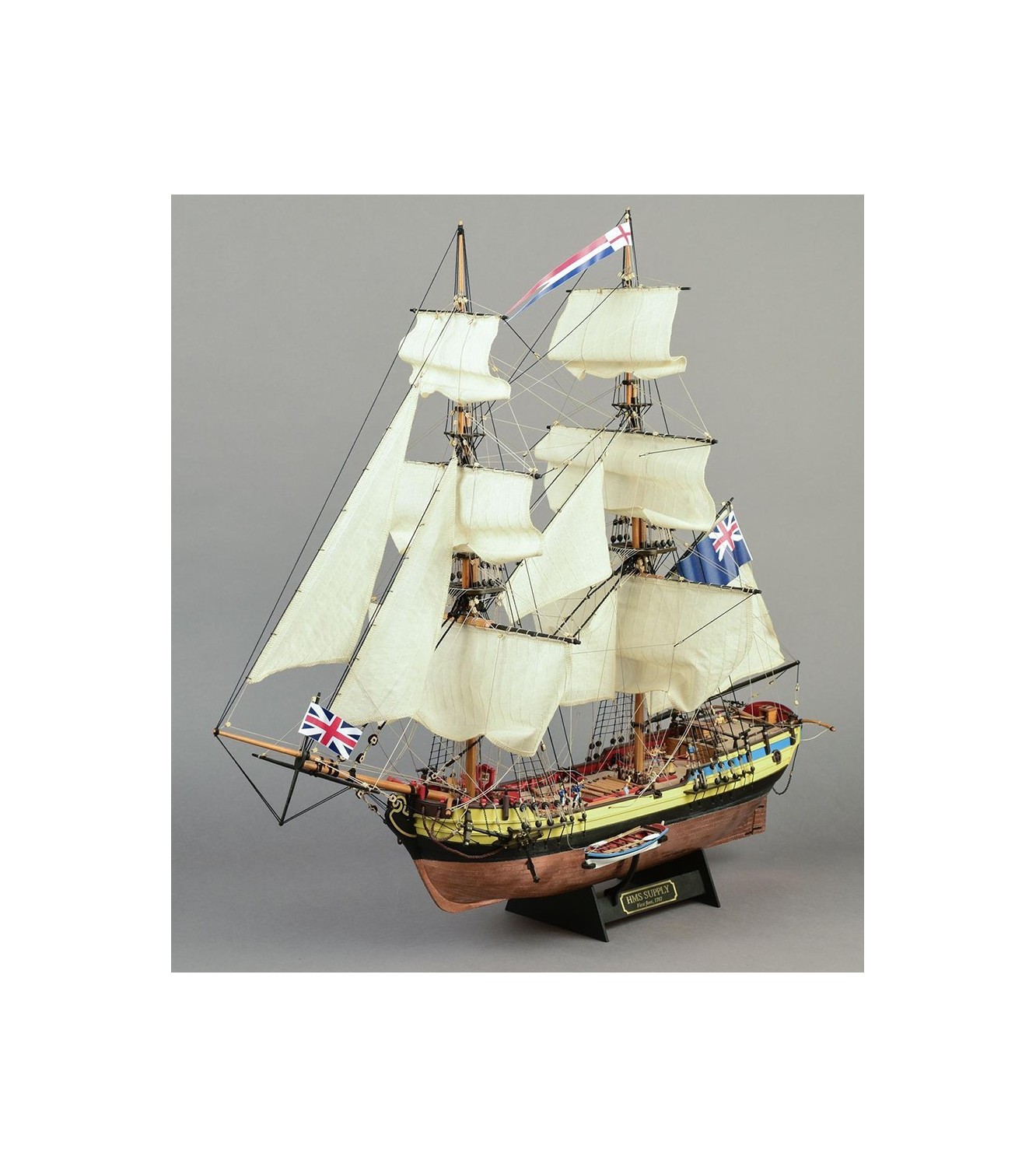 First Fleet Brig HMS Supply. 1:50 Wooden Model Ship Kit
