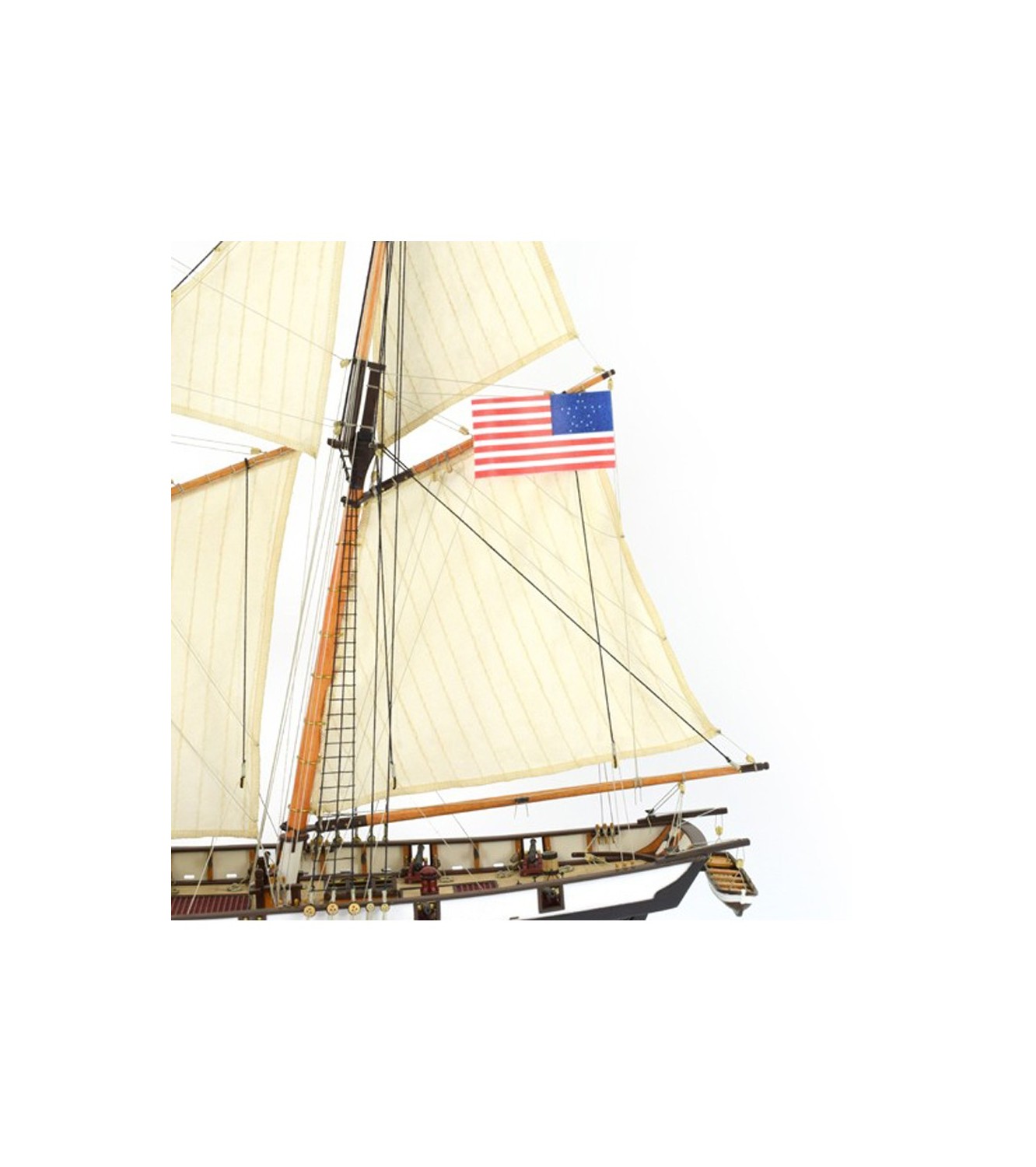 American Schooner Harvey 1:60. Wooden Model Ship Kit
