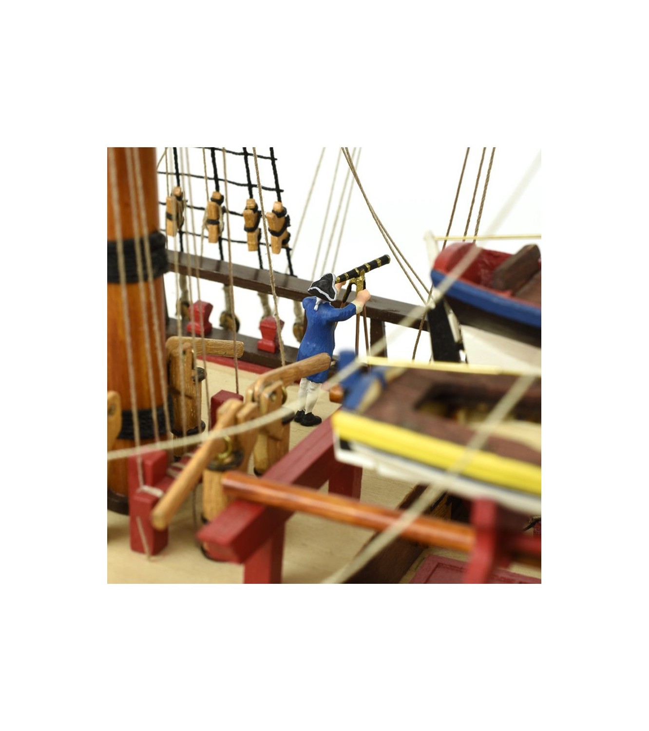 Vessel HMS Endeavour. 1:65 Wooden Model Ship Kit