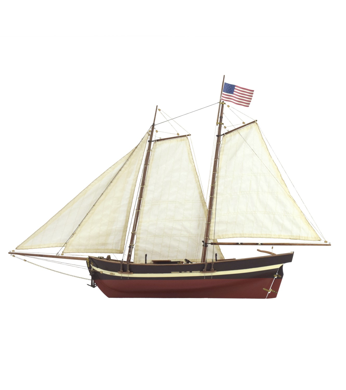 U.S. Pilot Boat Swift. 1:50 Wooden Model Ship Kit