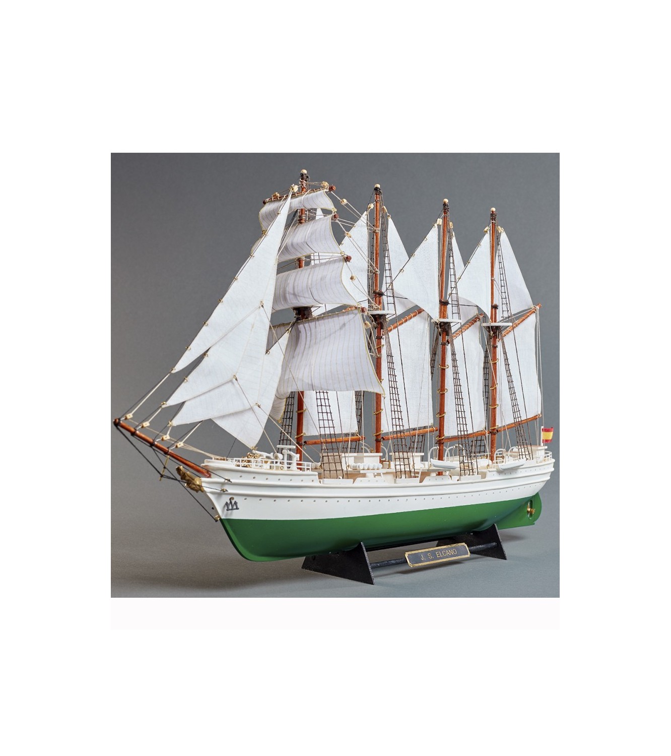 Training Ship Juan Sebastián Elcano & Esmeralda. 1:250 Wooden and Plastic Model Ship Kit