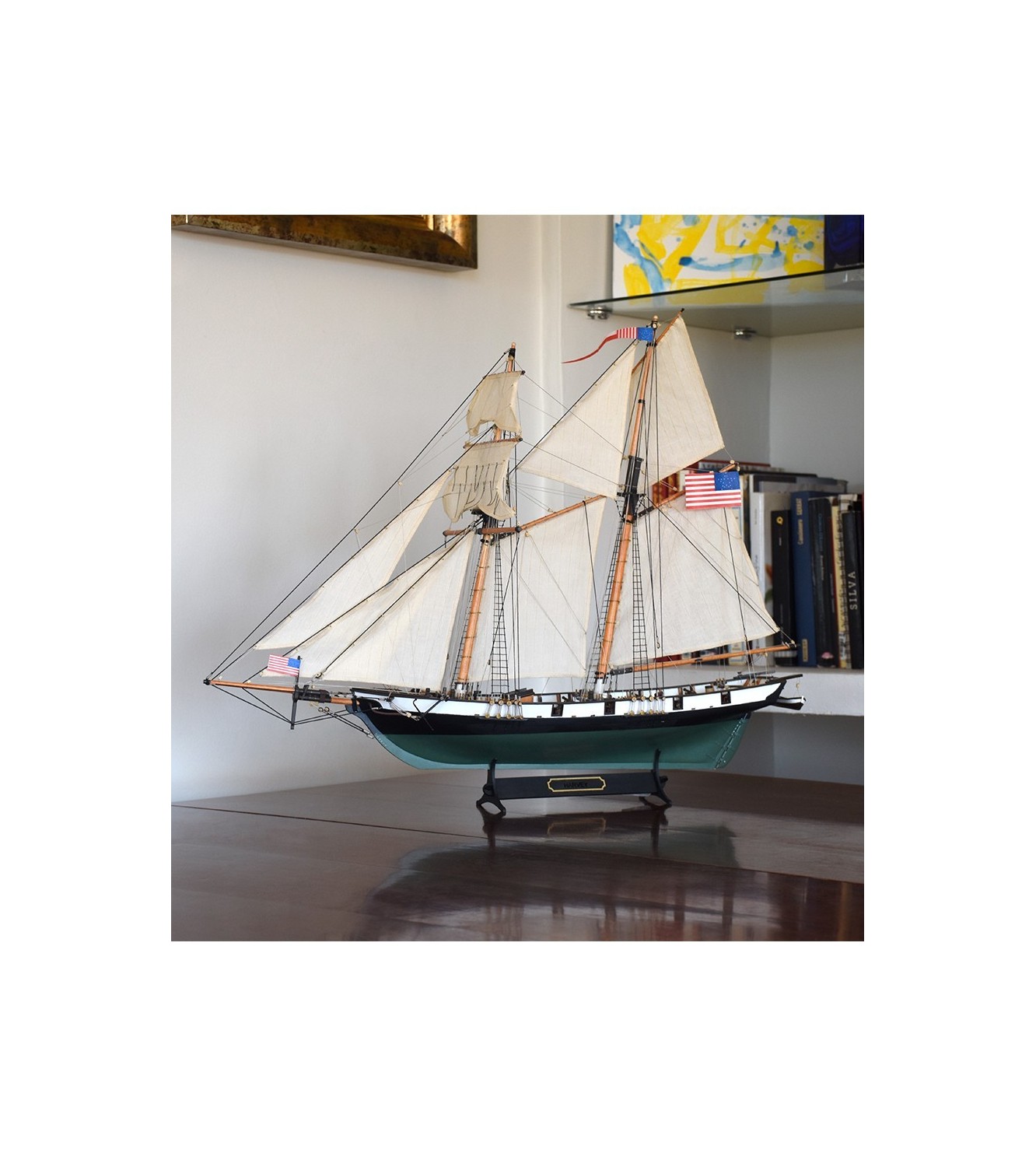 Gift Pack with Model, Paints and Tools: Schooner Harvey