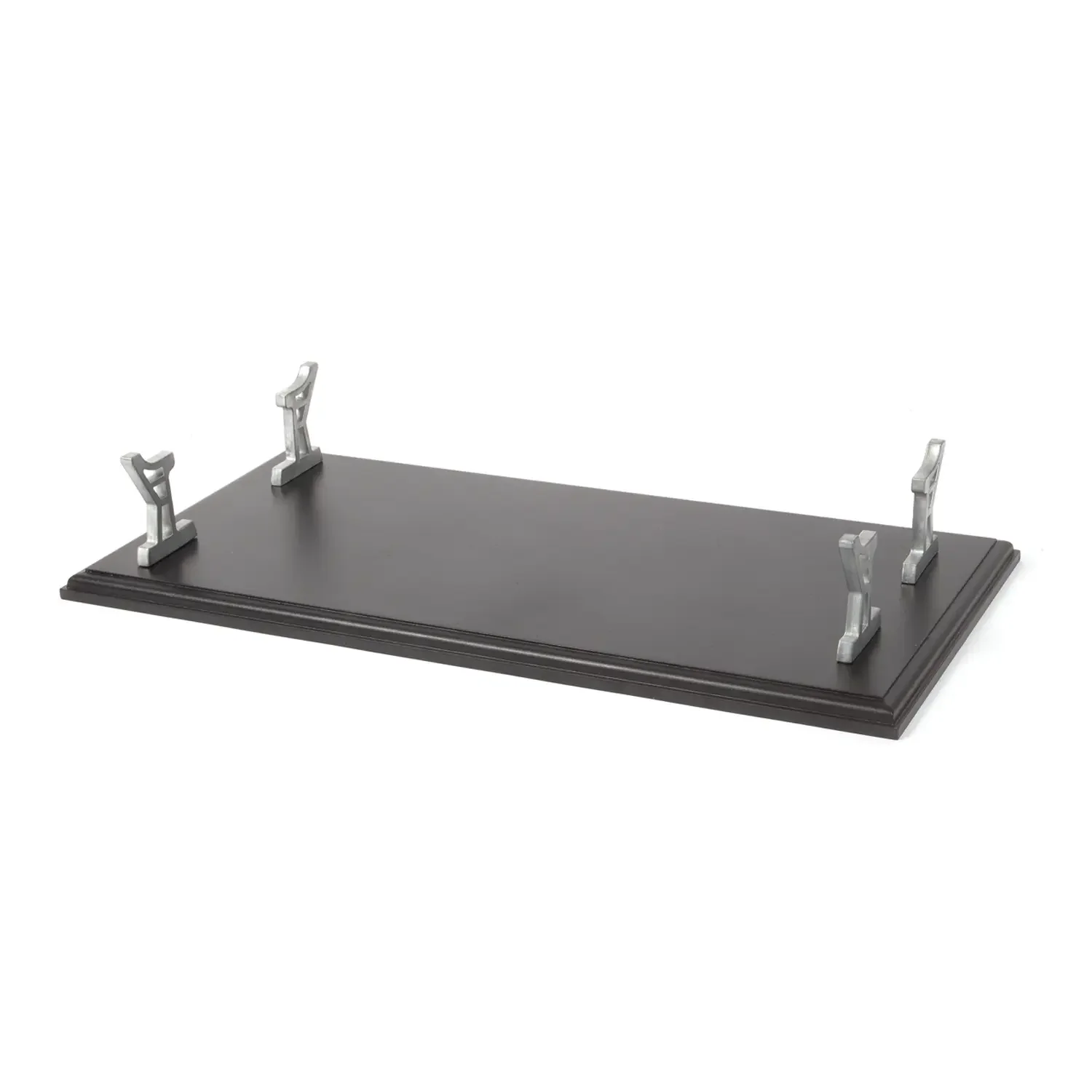 Complete display stand with 4 metal supports