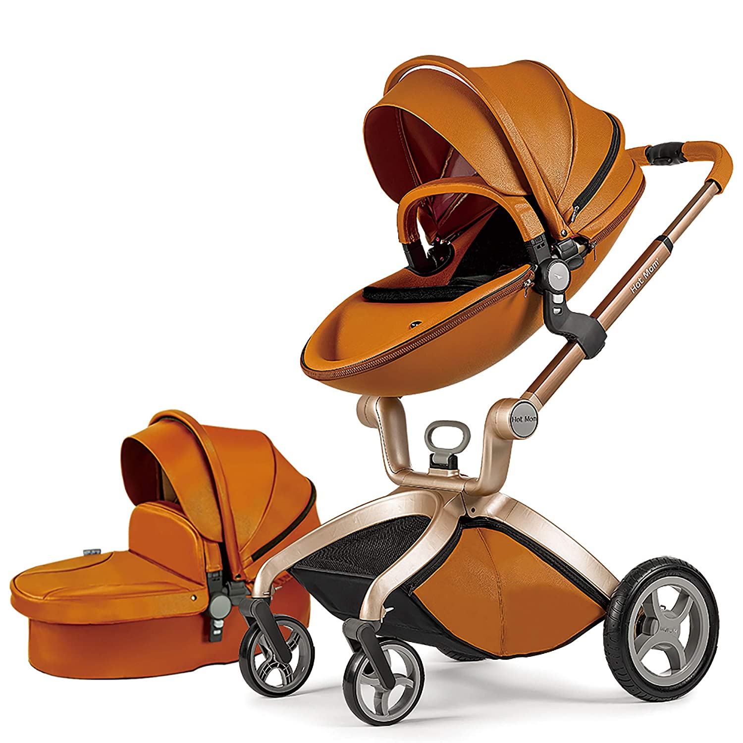 Luxury Baby Stroller Combo Travel System With Bassinet