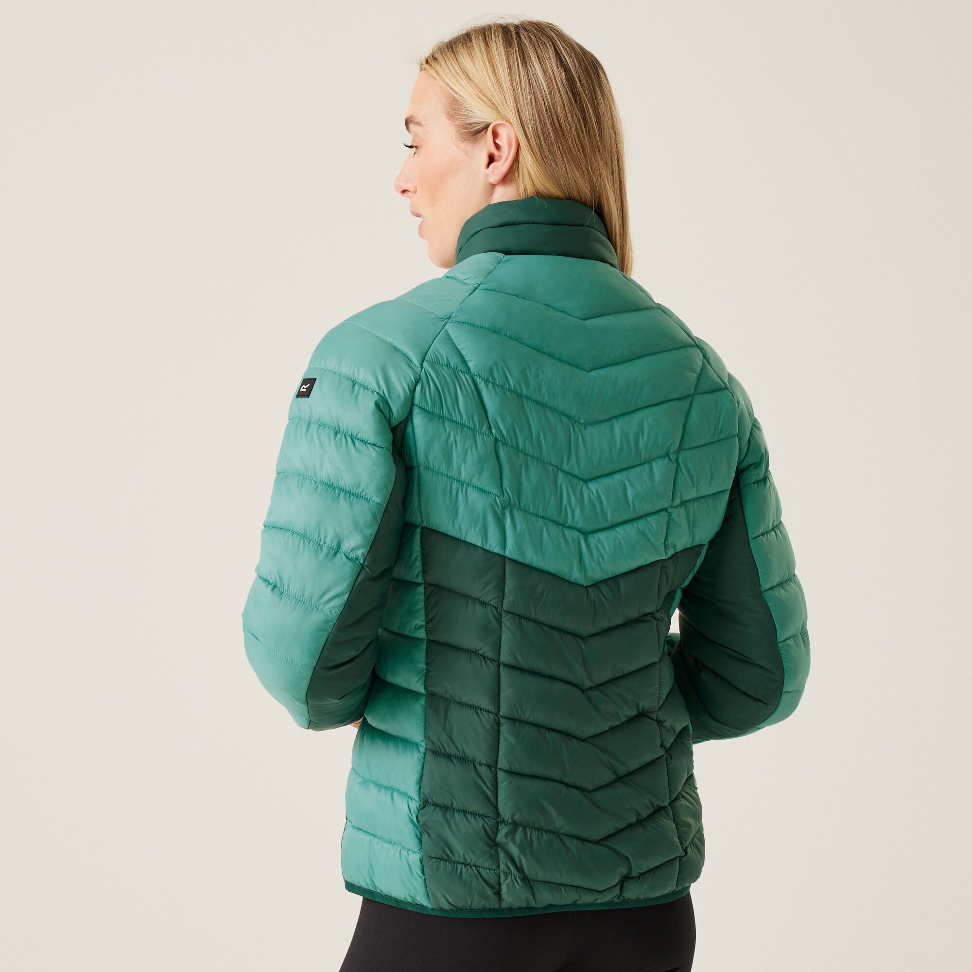 Women's Dalent Quilted Jacket | Dusty Green Rain Forest Green