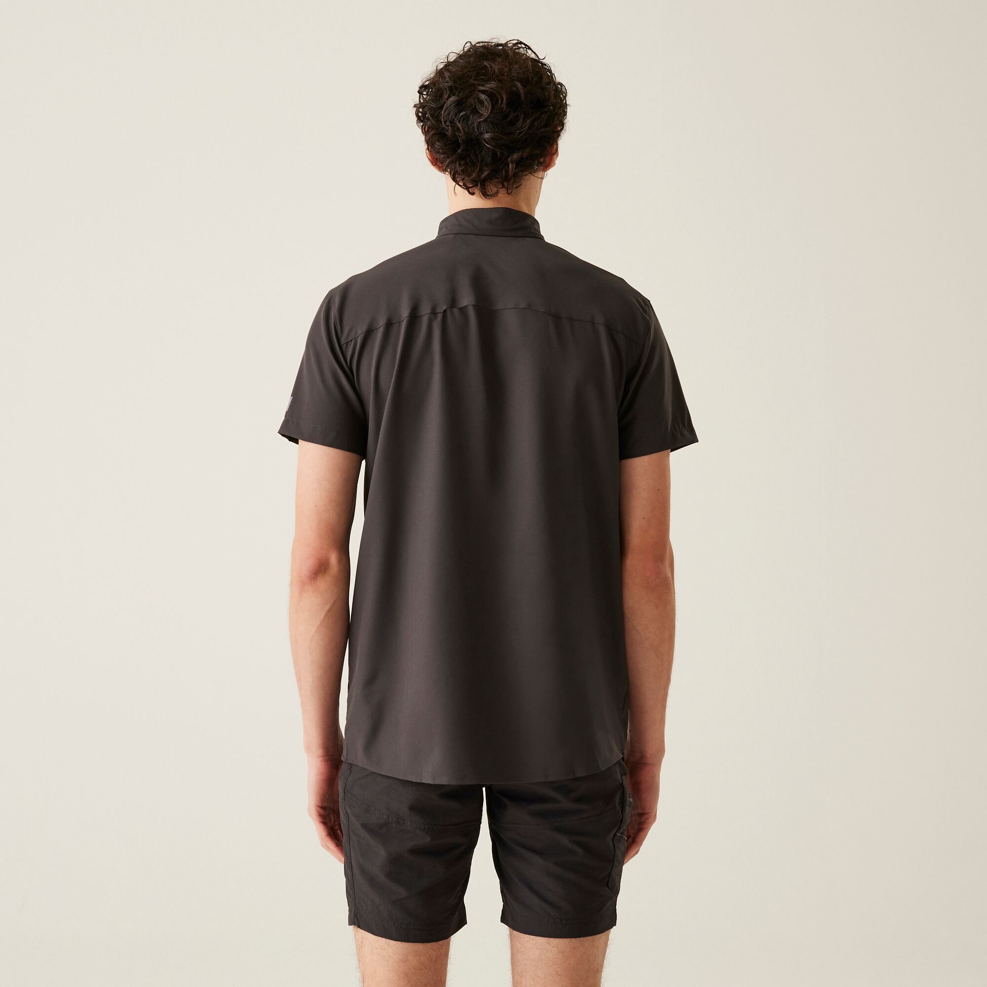 Men's Insect-Repellent Packaway Short Sleeve Shirt | Ash