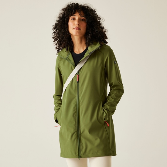 Women's Carisbrooke Softshell Jacket | Nephrite Green Peach Bloom
