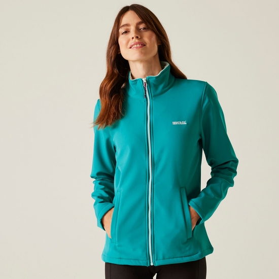 Women's Connie V Softshell Walking Jacket | Exotic Plume Icy Morn