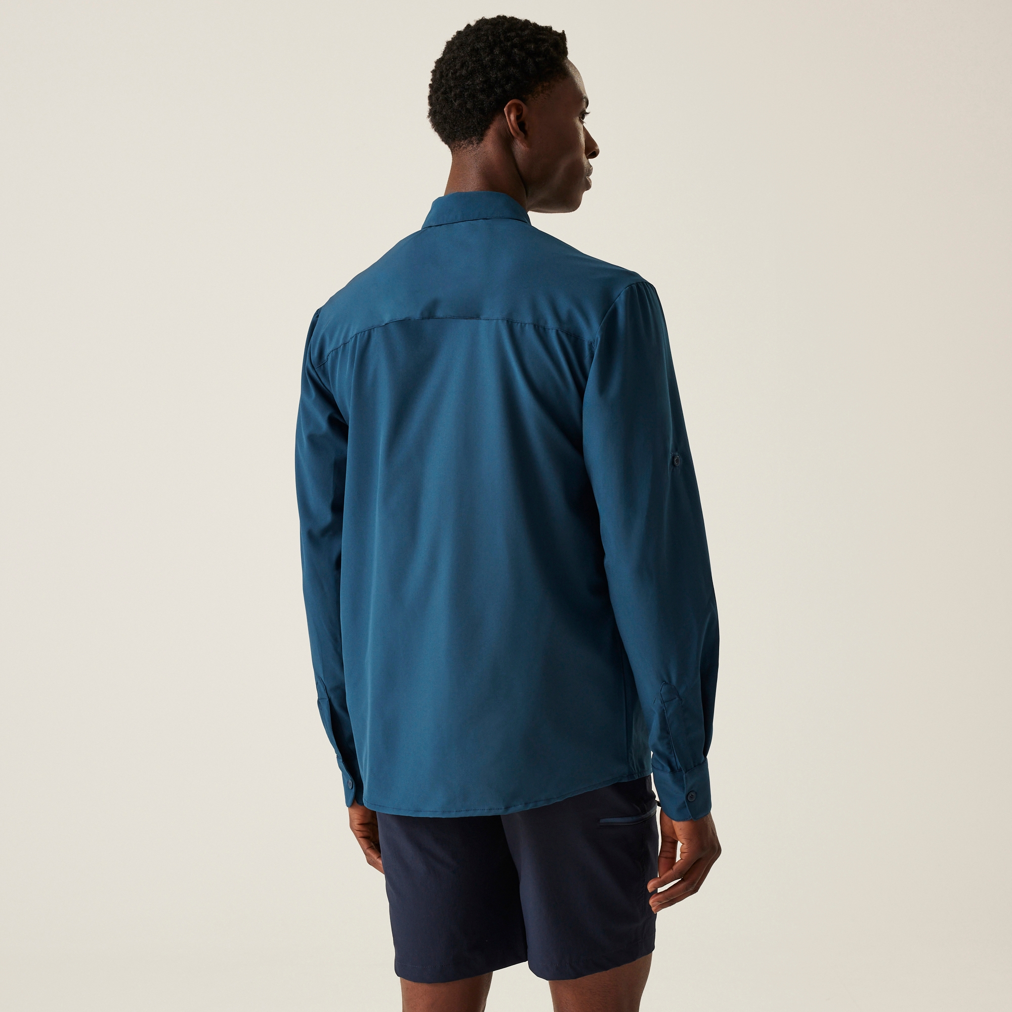 Men's Insect-Repellent Packaway Long Sleeve Shirt | Moonlight Denim