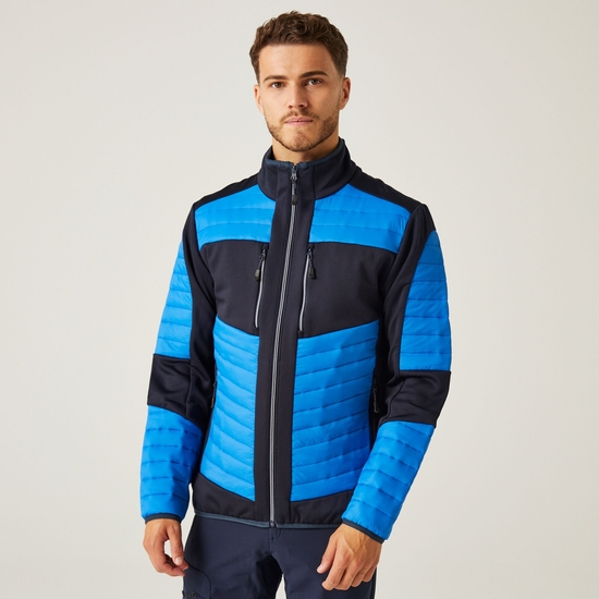 Men's E-Volve Thermal Hybrid Jacket | Strong Blue Navy