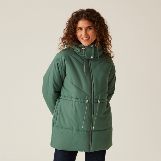 Women's Rurie Quilted Jacket | Dark Forest Green
