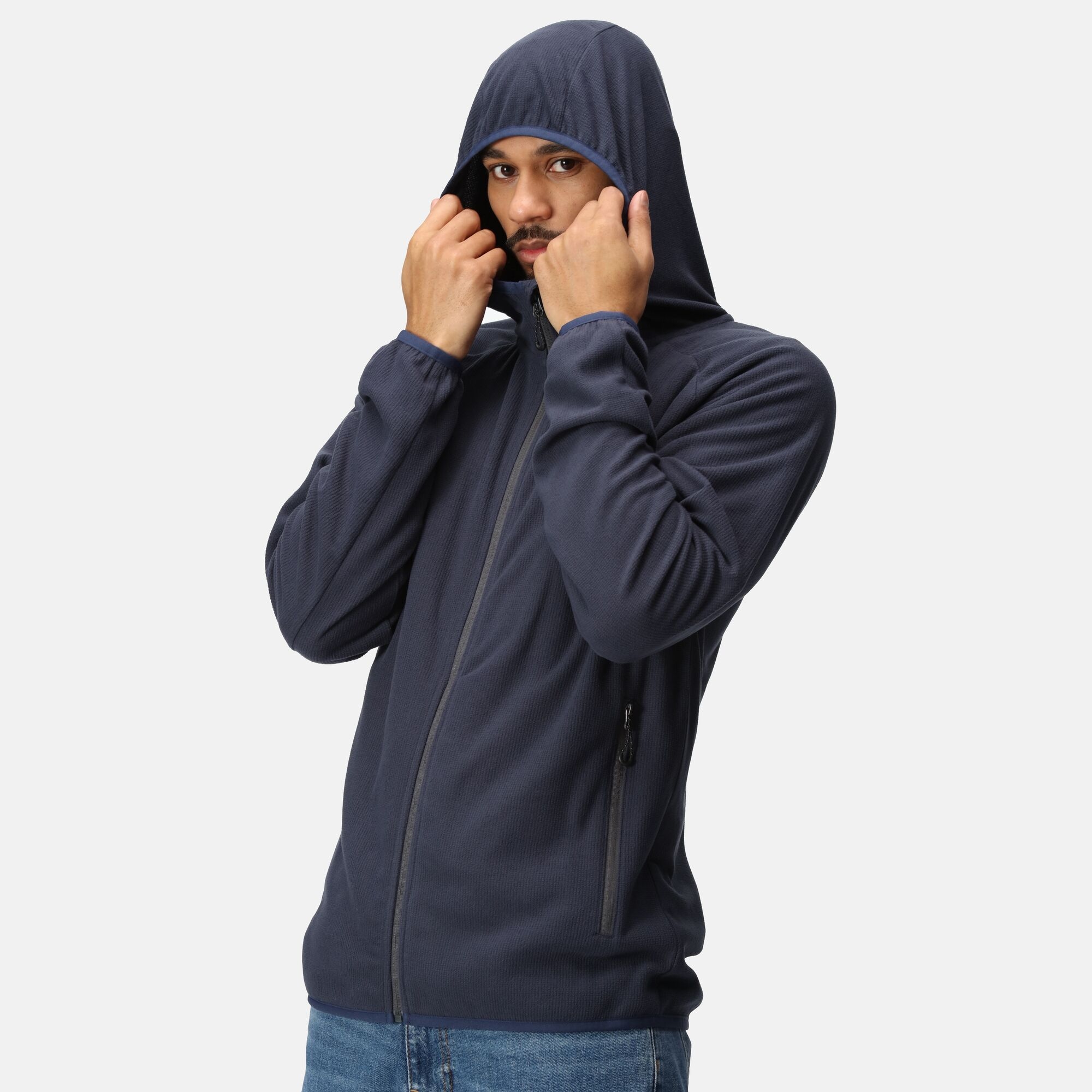 Men's Navigate Full-Zip Fleece | Navy Seal Grey