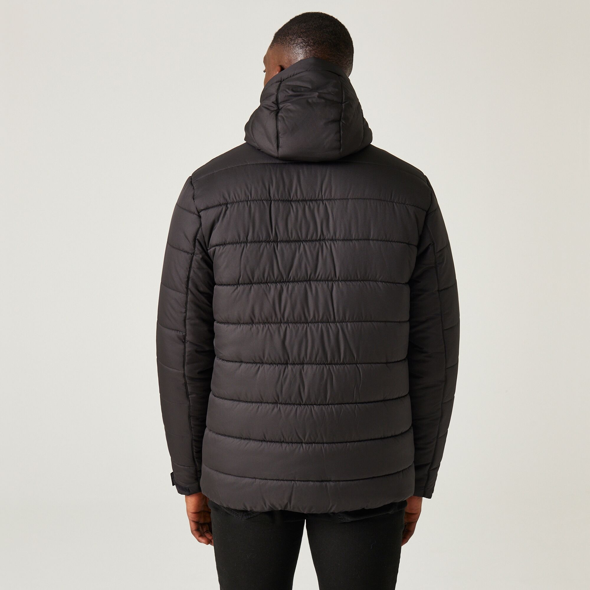 Men's Navigate Thermal Jacket | Black Lime Green