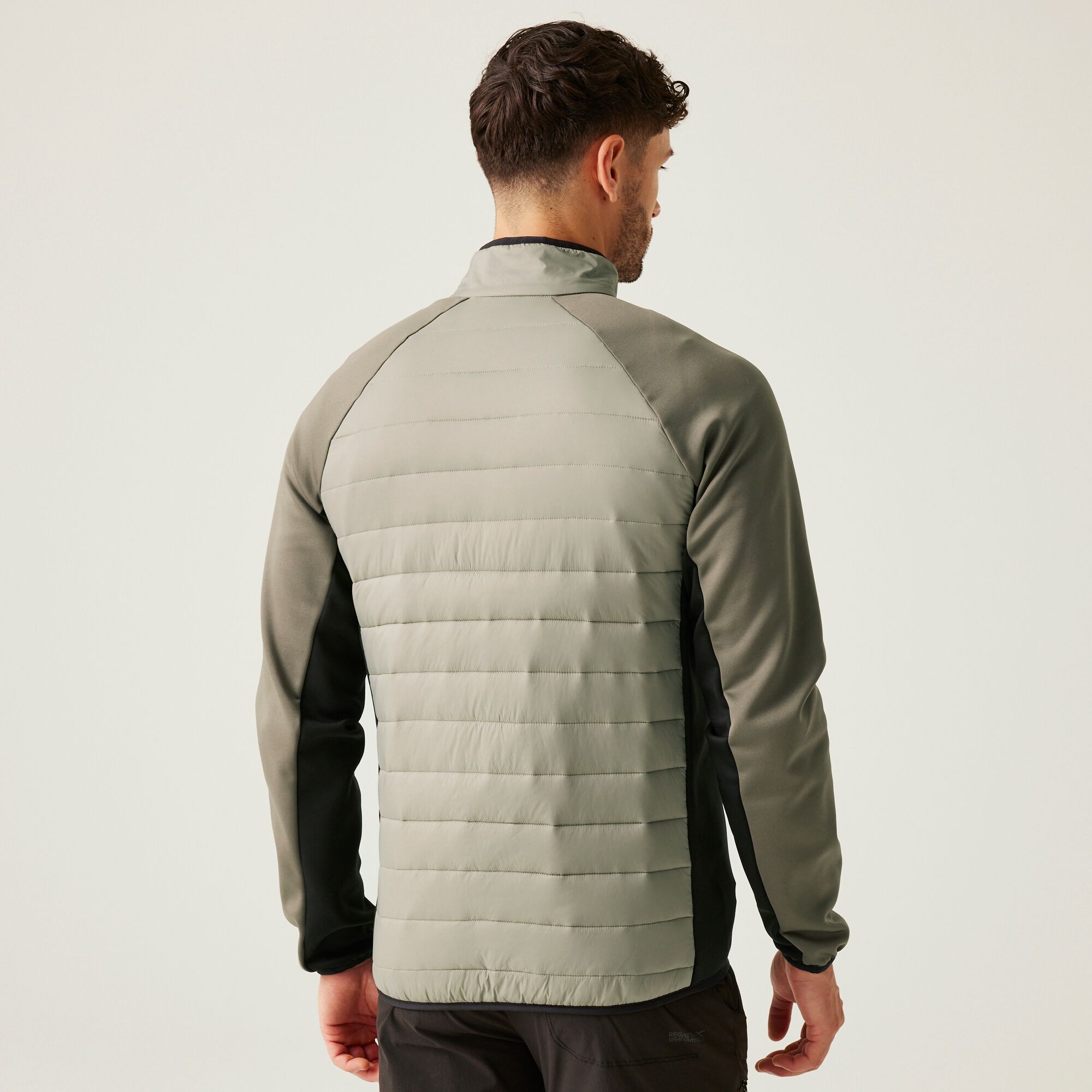 Men's Clumber IV Hybrid Jacket | Golden Sand Treetop Black