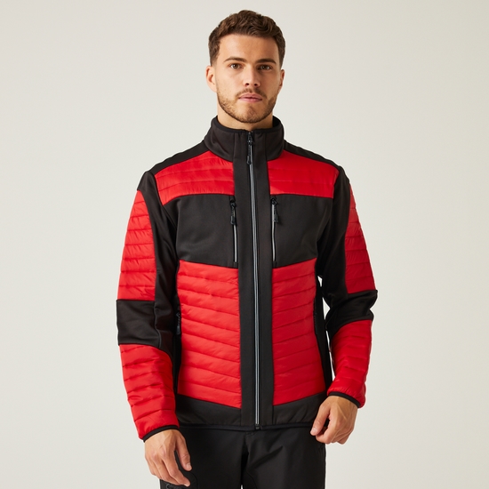 Men's E-Volve Thermal Hybrid Jacket | Classic Red Black
