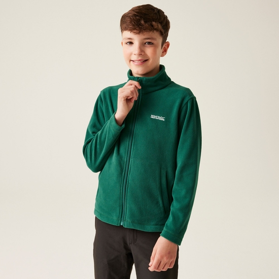 Kids' King II Full Zip Fleece | Rain Forest