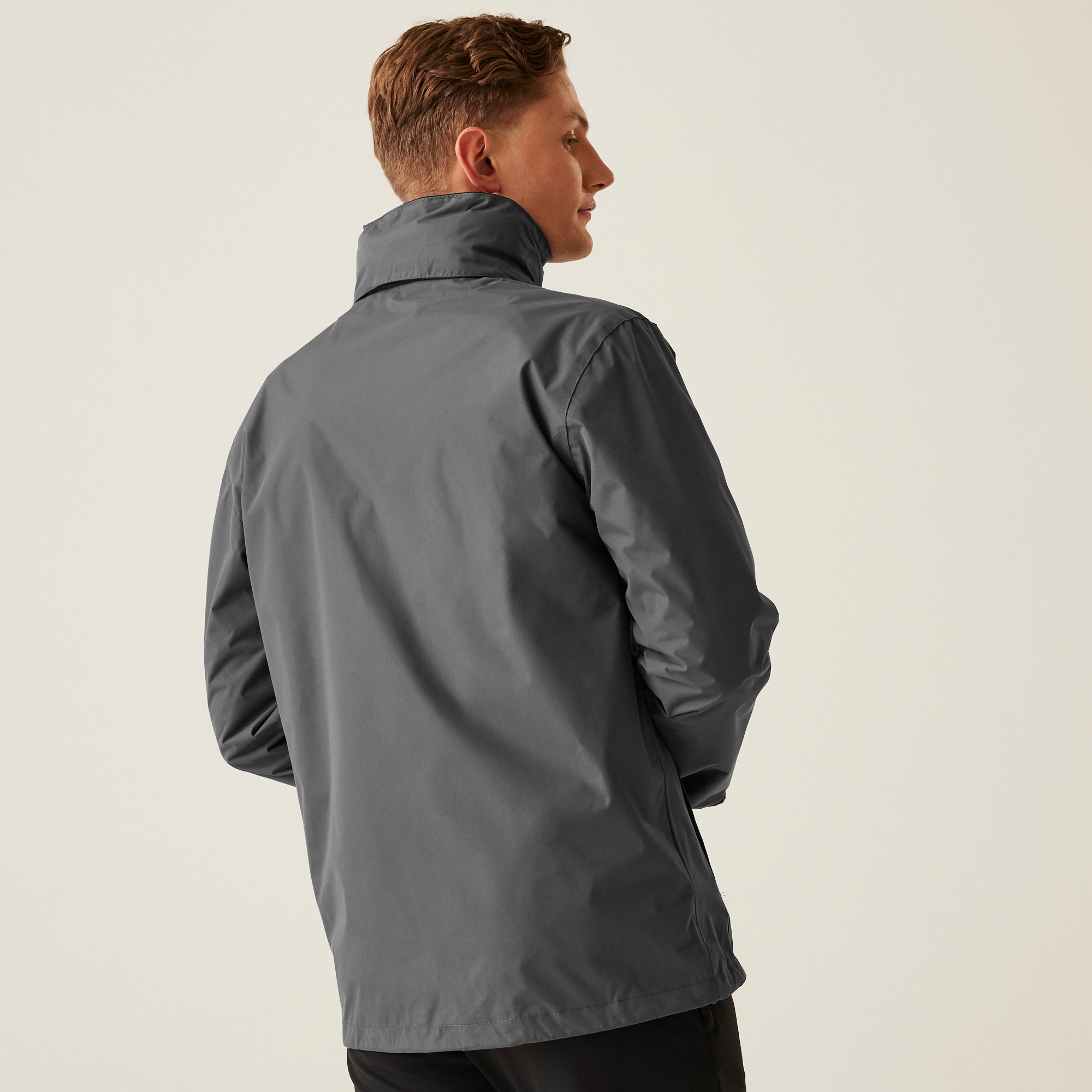 Men's Ardmore Shell Jacket | Seal Grey Black