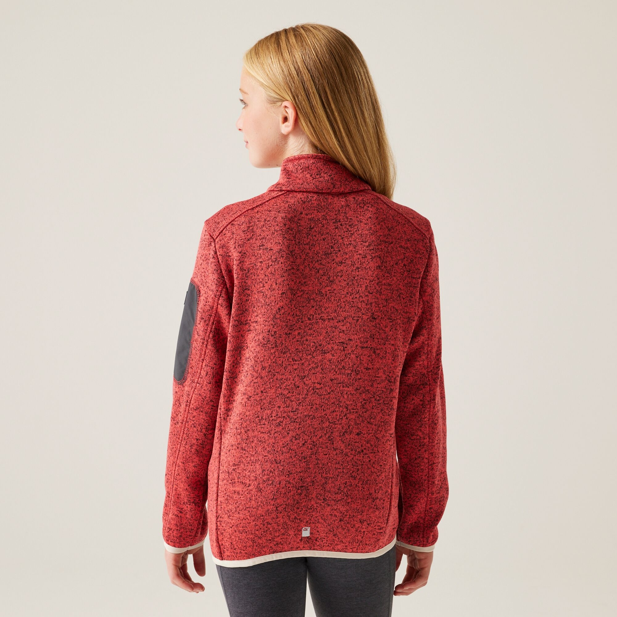 Kids' Newhill Full Zip Fleece | Peach Bloom Light Vanilla