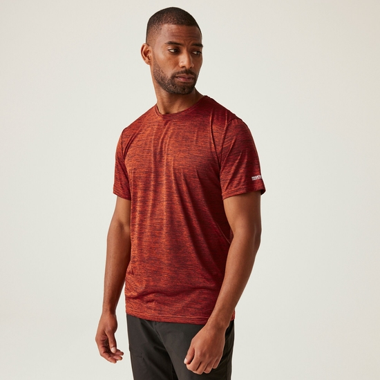 Men's Fingal Edition Marl T-Shirt | Tangerine Tango