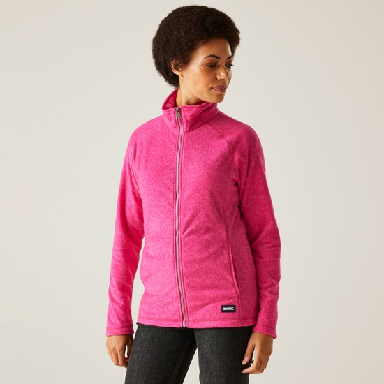 Women's Mayse Full Zip Fleece | Pink Fusion Marl