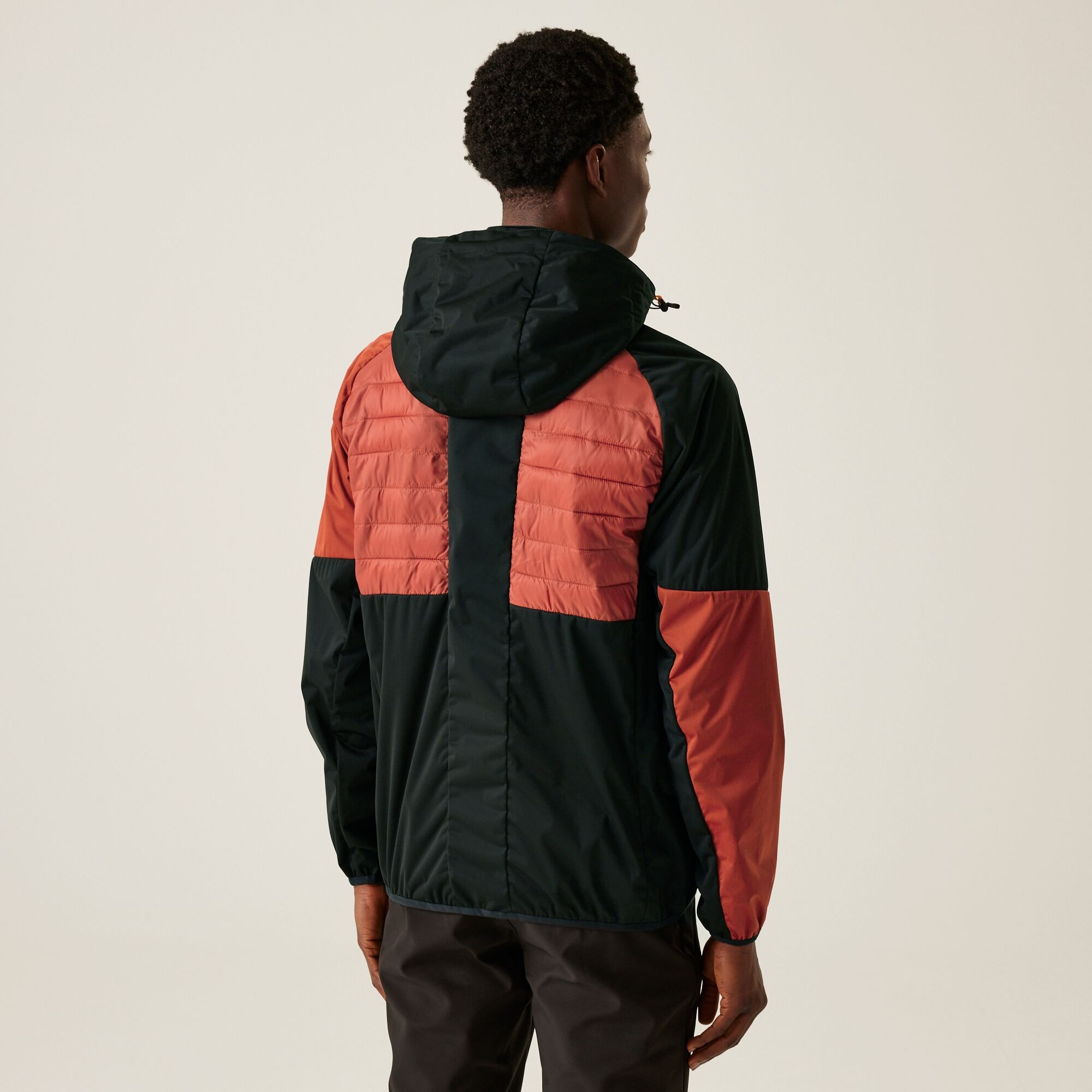 Men's Pro Hybrid Jacket | Red Ochre Black