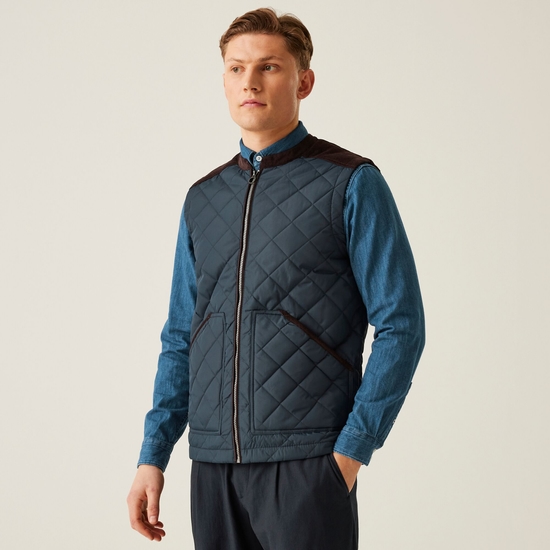 Men's Moreton Quilted Bodywarmer | Navy