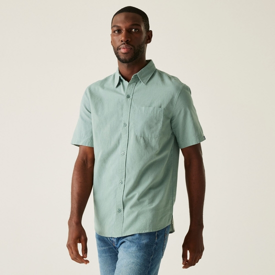 Men's Loran Short Sleeve Shirt | Glacier