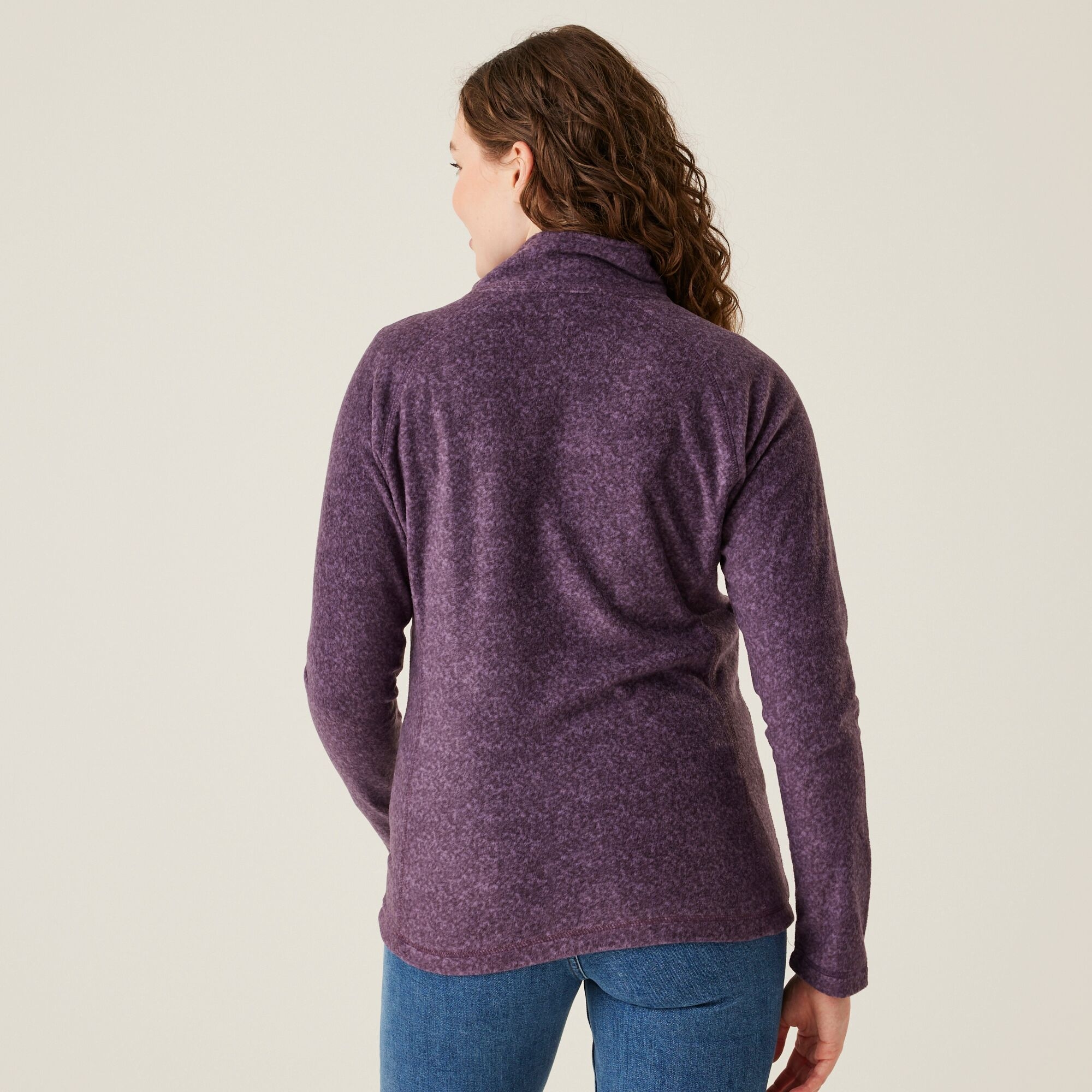 Women's Mayse Full Zip Fleece | Deep Plum
