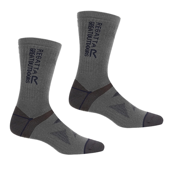 2 Pack Wool Hiker Sock | Briar Navy