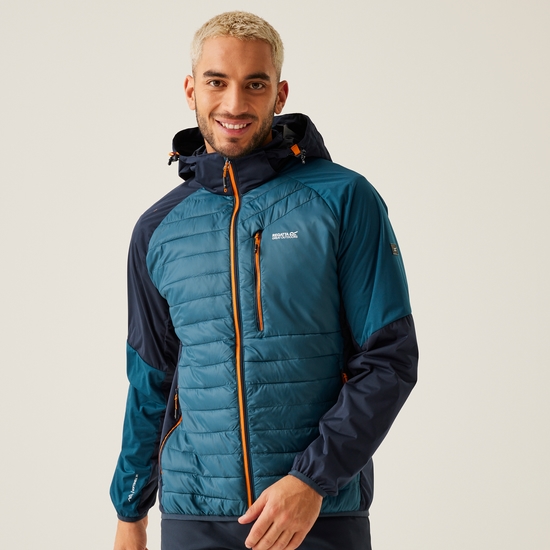 Men's Pro Hybrid Jacket | Moroccan Blue Navy Fox