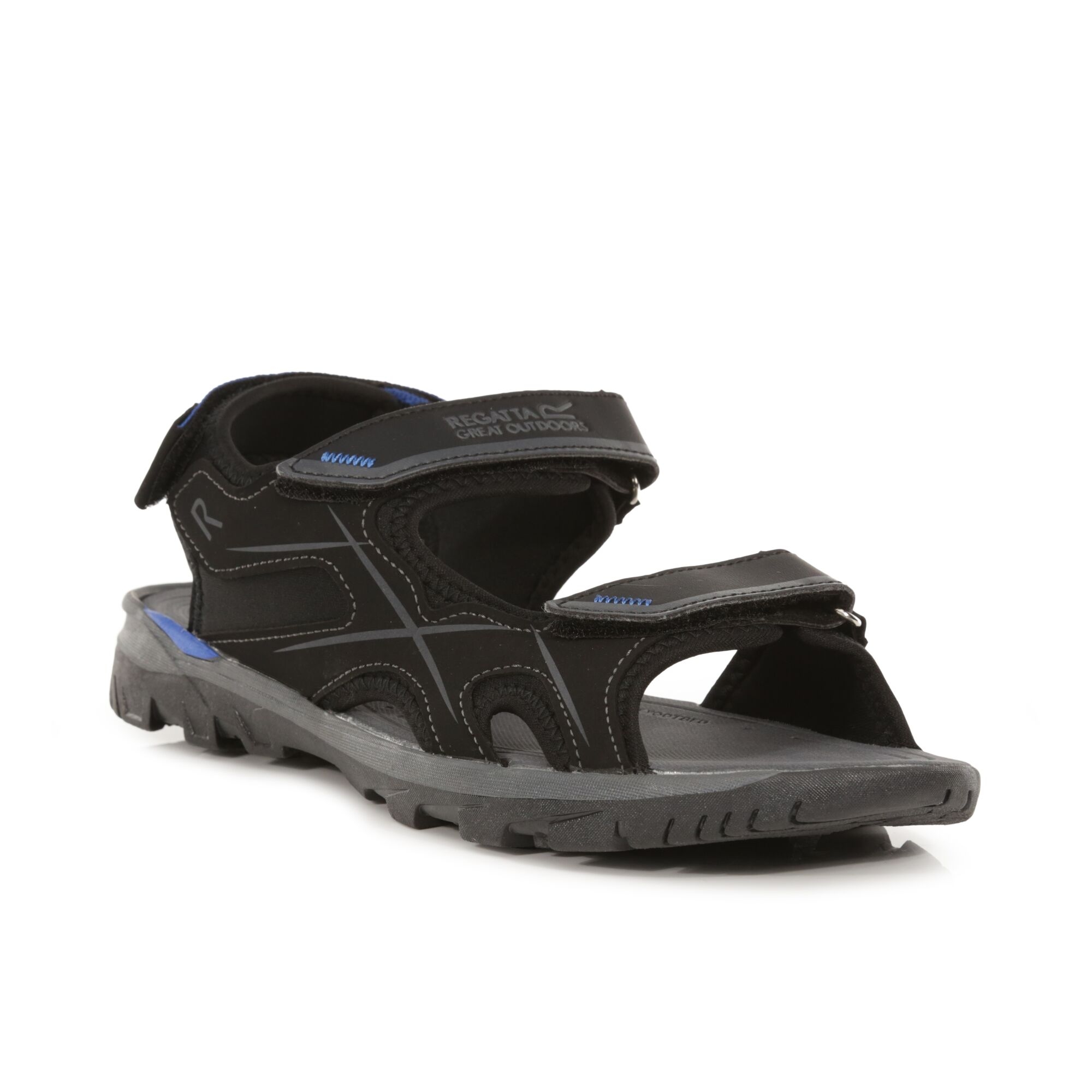 Men's Kota Drift Lightweight Walking Sandals | Black Nautical Blue Dark Grey
