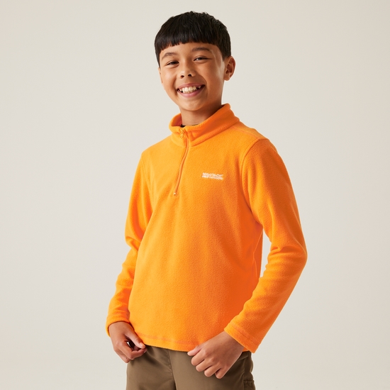 Kids' Hot Shot II Half Zip Fleece | Bright Marigold