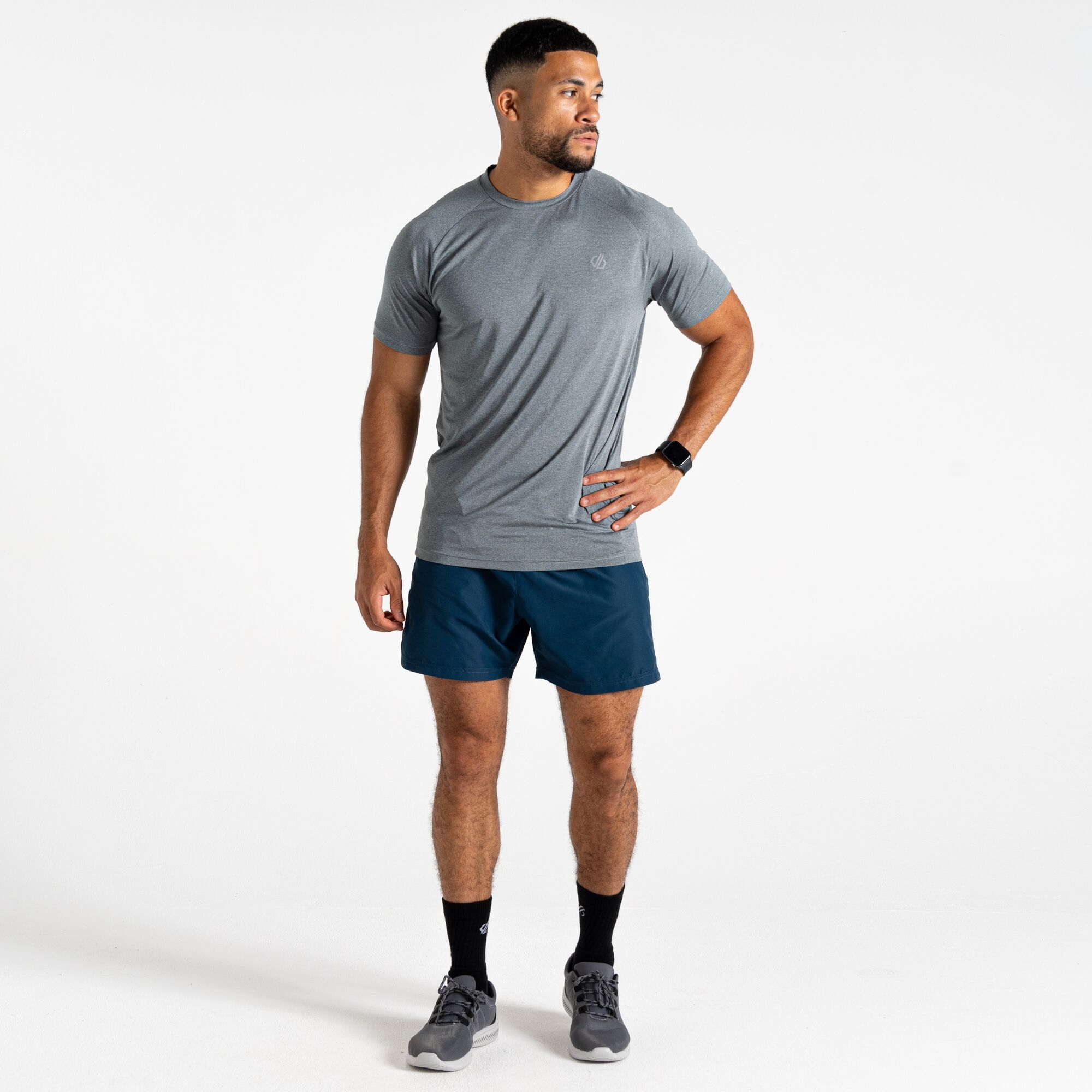 Men's Accelerate Fitness T-Shirt | Lead Grey