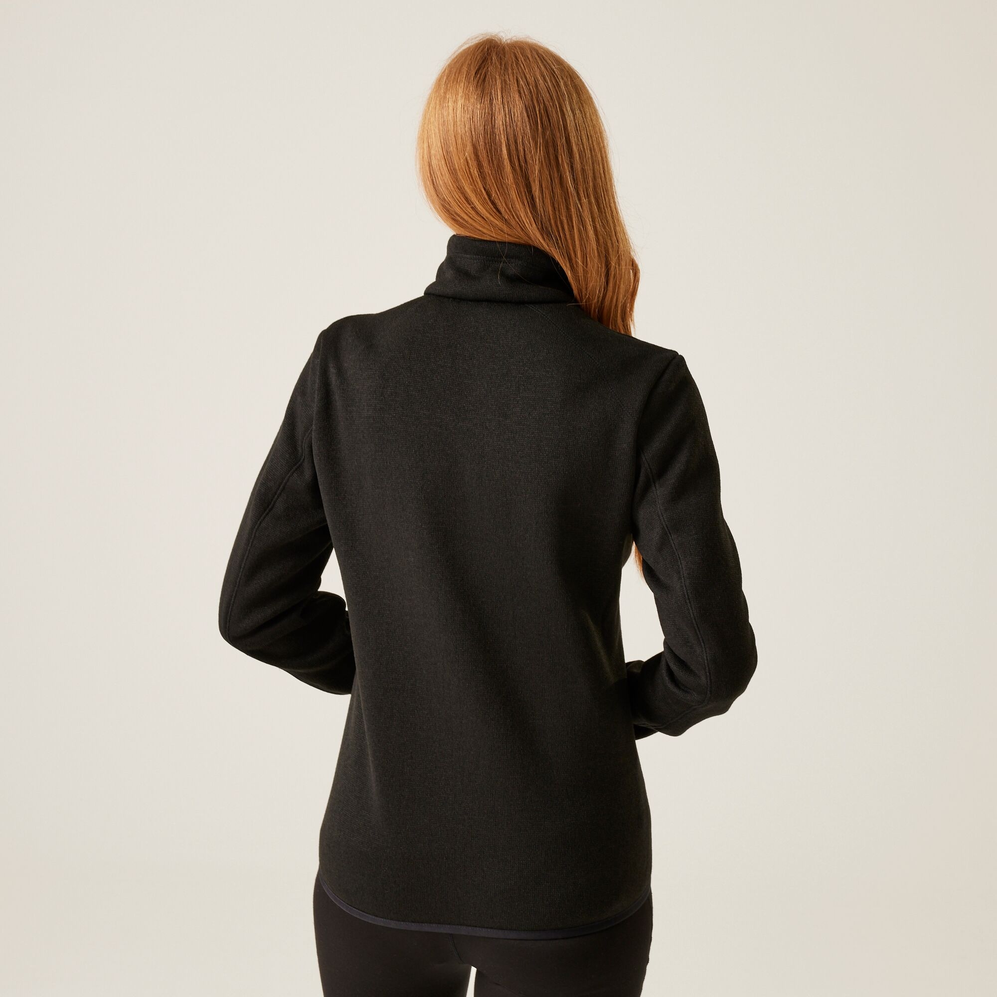 Women's Newhill Full Zip Fleece | Black Warm Taupe
