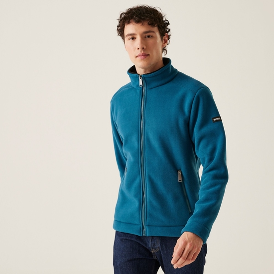 Men's Garrian II Full Zip Fleece | Moroccan Blue Black