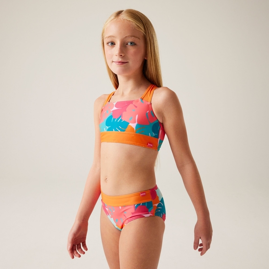 Kids' Dakaria III Bikini Set | Tropical Leaf