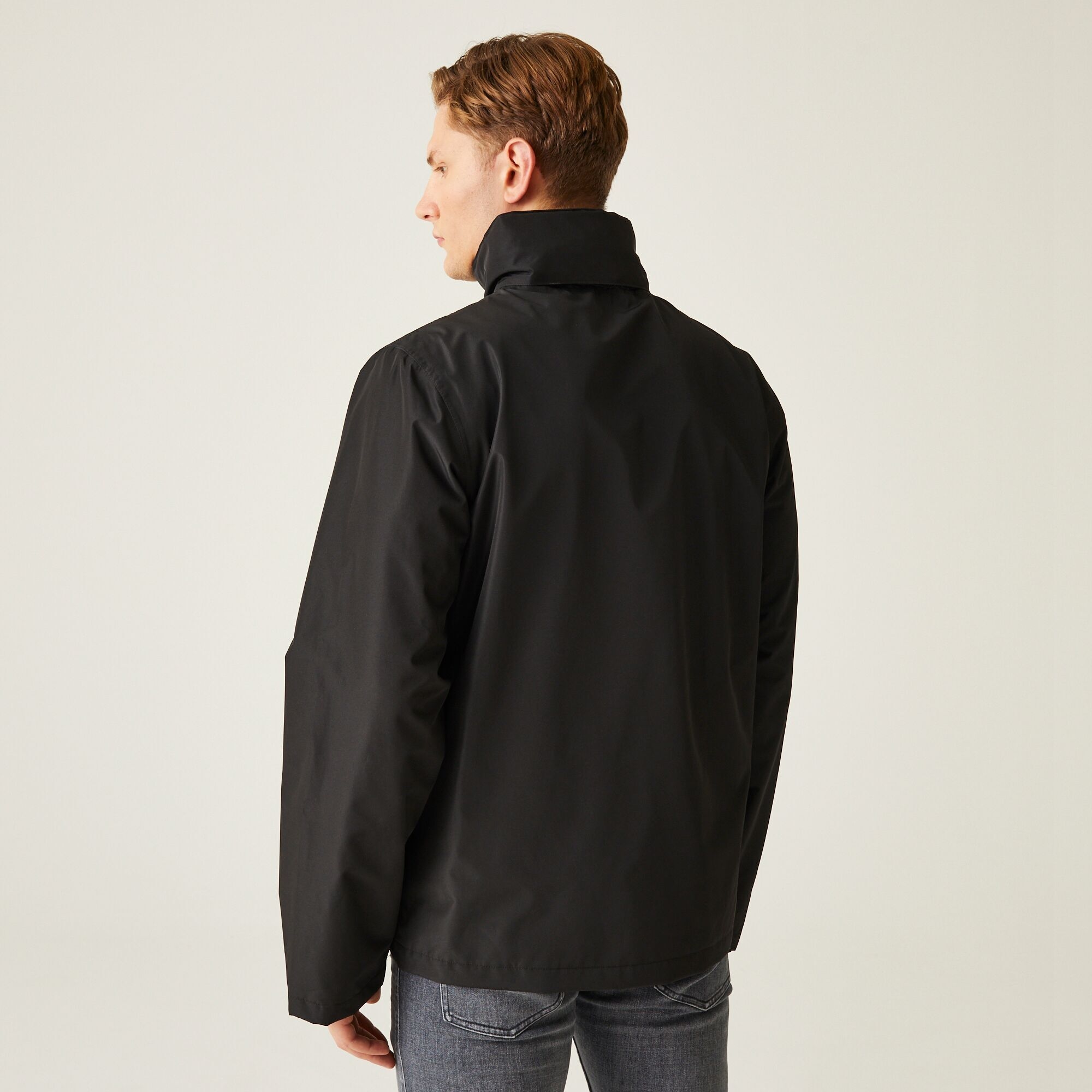 Men's Ascender Waterproof Shell Jacket | Black Mineral Grey