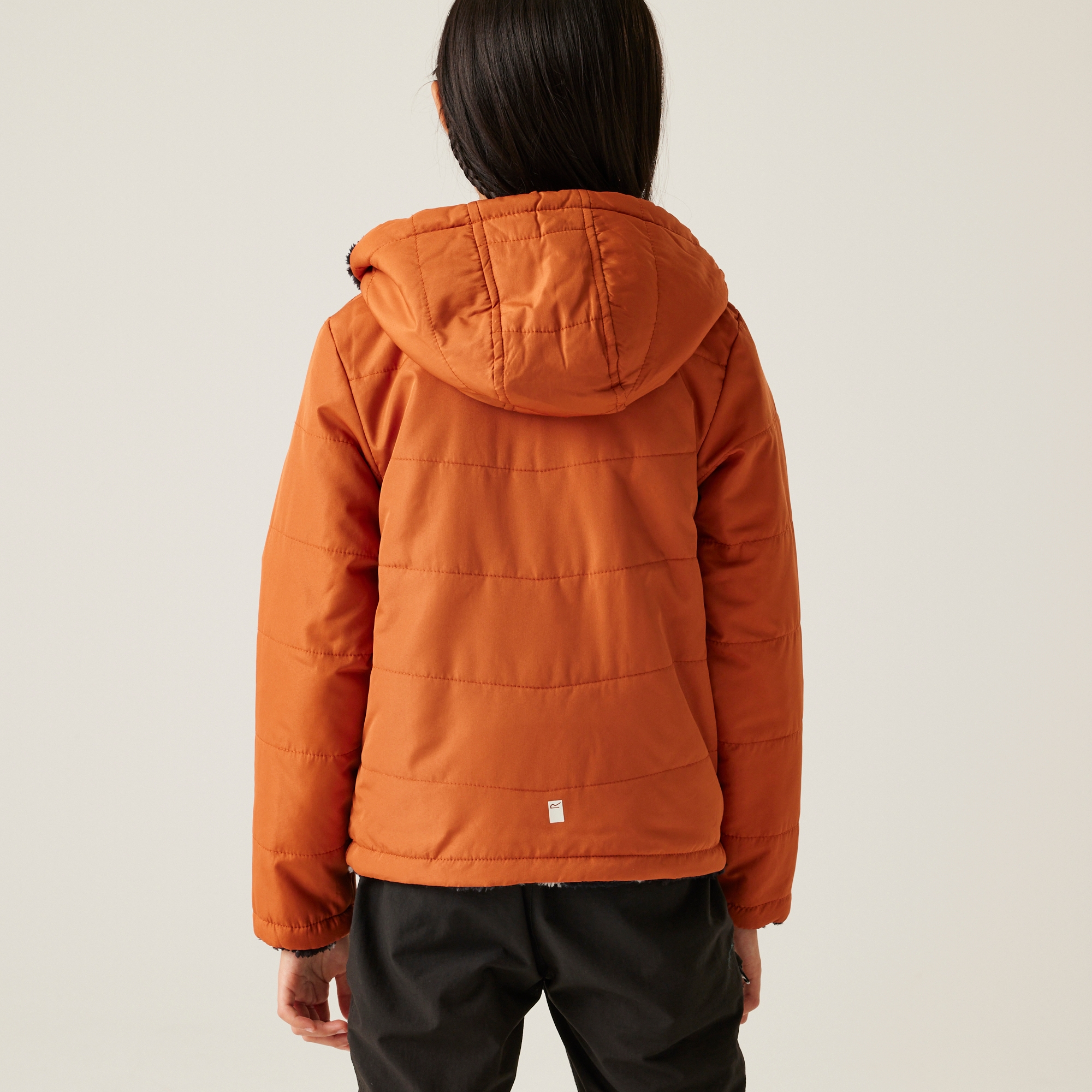 Kids' Kyrell Reversible Jacket | Burnt Copper Black Camo