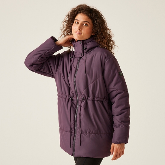 Women's Rurie Quilted Jacket | Deep Plum
