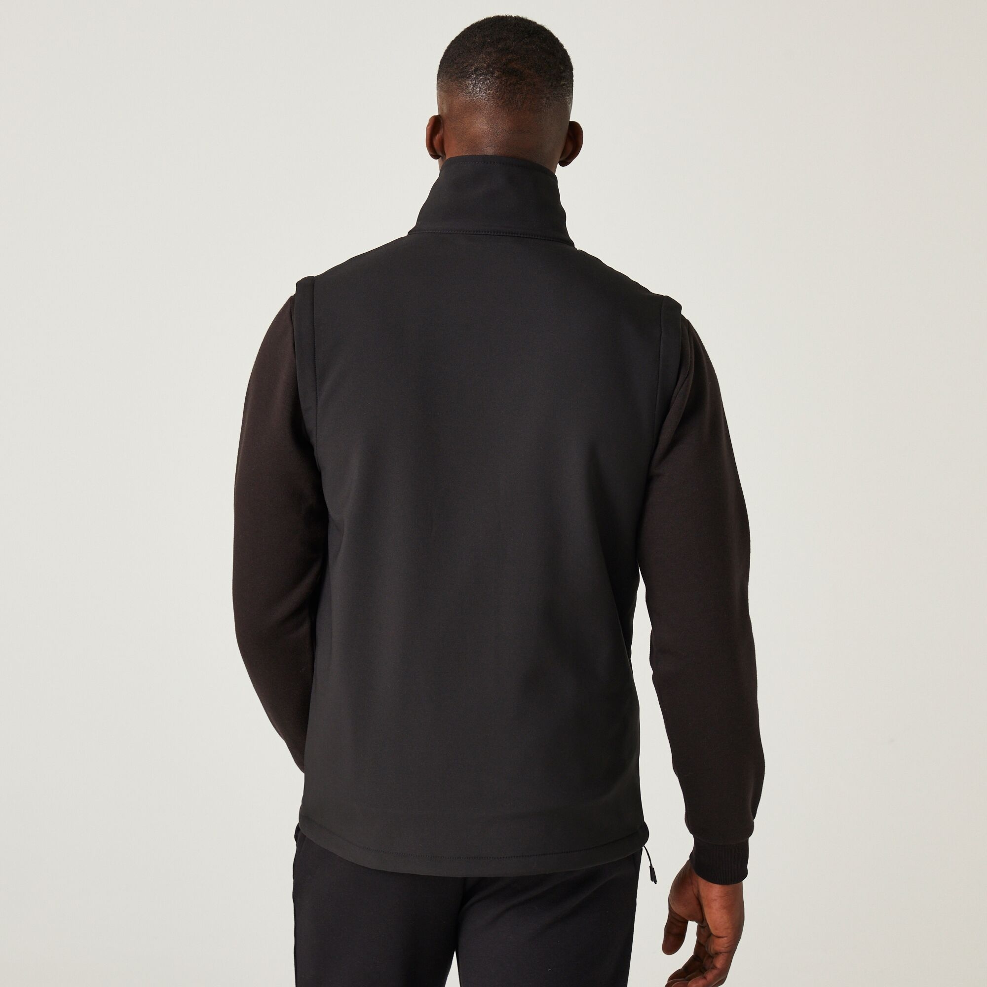 Men's Navigate 2 Layer Softshell Bodywarmer | Black Classic Red